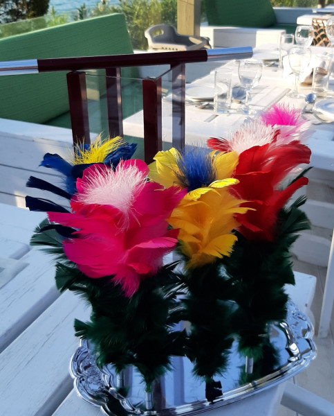 Objevení květin z plexi-tubusu